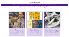 Desktop Screenshot of erikdemaine.org